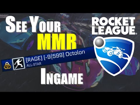 See your Rocket League MMR ingame with BakkesMod (PC - Steam+Epic)
