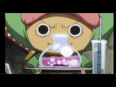 Chopper make an antidote in Udon
