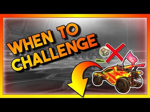 When to Challenge the Ball in Rocket League (Rocket League Defense)