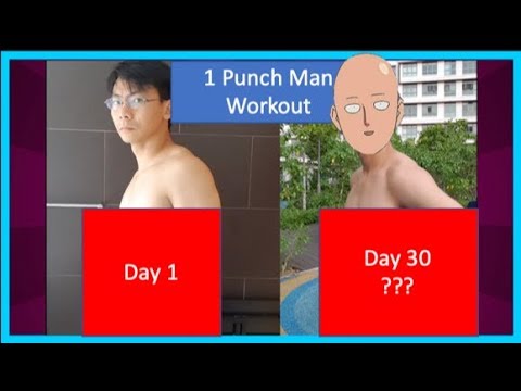 I Trained Like Superheroes For 30 Days (Amazing Transformation): One Punch Man Challenge | 新加坡一拳超人健身