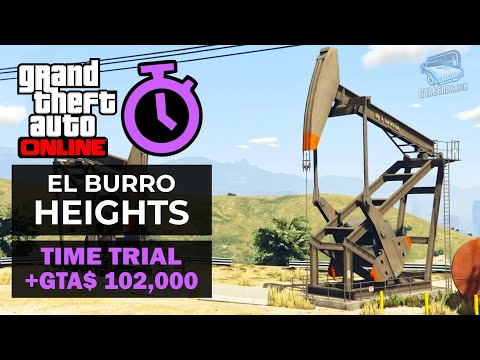 GTA Online Time Trial - El Burro Heights (Under Par Time)