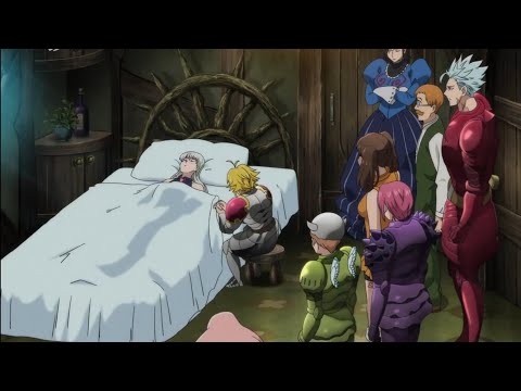 Meliodas tell the deadly sins about his curse with Elizabeth , Meliodas &amp; Elizabeth parent appear