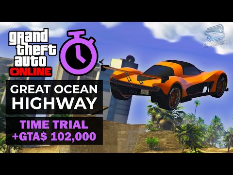 GTA Online Time Trial - Great Ocean Highway (Under Par Time)
