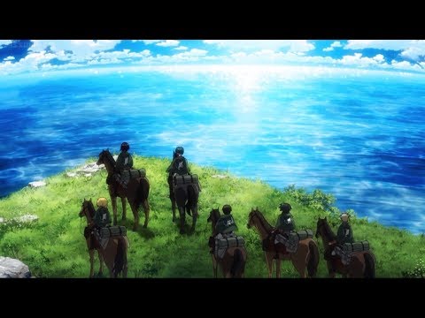 Attack on Titan Season 3 - Eren See&#039;s The Ocean