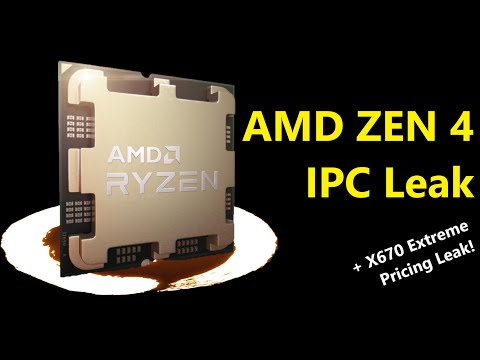 Zen 4 IPC &amp; Max Clocks Leak: Confirming +30-40% MT, +20-30% ST! (+ X670E Pricing Leak)