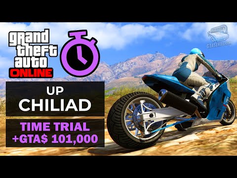 GTA Online Time Trial - Up Chiliad (Under Par Time)