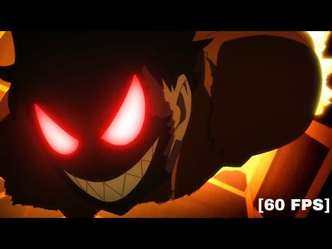 Shinra saves Tamaki | 60 FPS