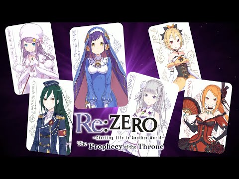 Re:ZERO -Starting Life in Another World- The Prophecy of the Throne Game Overview Trailer