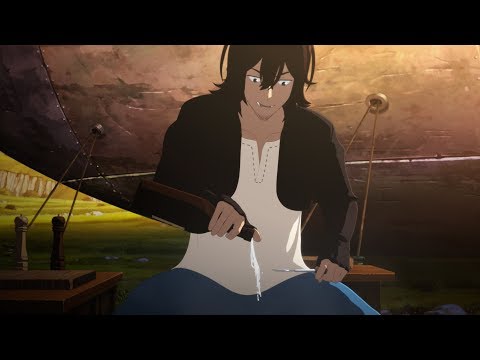 【2020.1.8放送開始】TVアニメ「空挺ドラゴンズ」“龍の尾身ステーキサンド”飯テロシーン