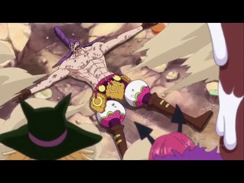 onepiece Luffy Defeats cracker with one blow[ep806]