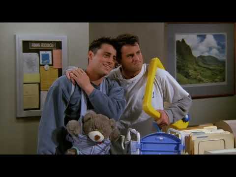 chandler and joey forgets ben on the bus
