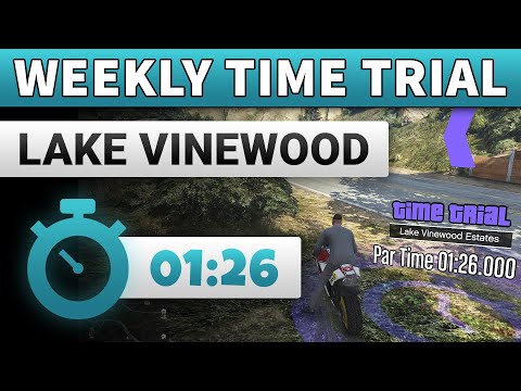 GTA 5 Time Trial This Week Lake Vinewood Estates | GTA ONLINE WEEKLY TIME TRIAL LAKE VINEWOOD
