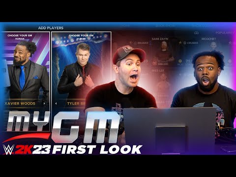WWE 2K23 First Look: MyGM — Austin Creed &amp; Tyler Breeze explore a fully updated game mode!