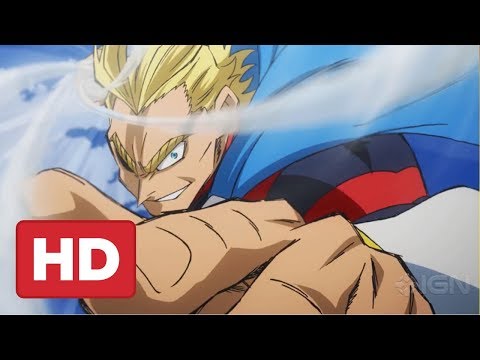 Young All Might Fight - My Hero Academia: Two Heroes Clip