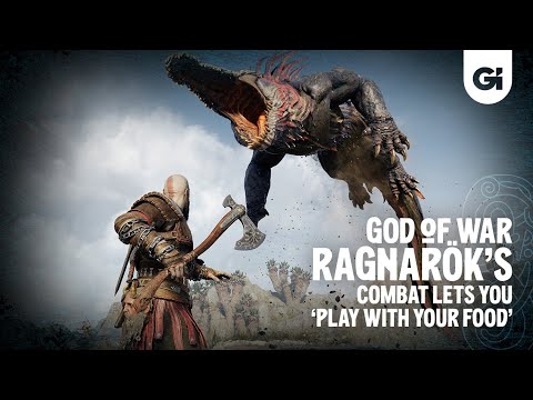 God of War Ragnarök&#039;s Combat Lets You Play With Your Food | Exclusive Gameplay