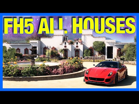 Forza Horizon 5 : All Houses, Locations, Prices &amp; Perks!!