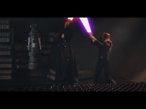 Jaina Solo vs. Darth Caedus | Star Wars: Legacy of the Force (Final Battle Scene)