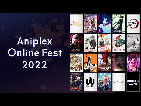 Aniplex Online Fest 2022 Programming Line-Up Promotional Video #Aniplex