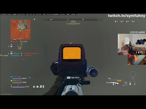 SYMFUHNY SHOWS HOW BROKEN THERMAL OPTICS ARE WHEN USING SMOKE GRENADES IN WARZONE 2... 😳