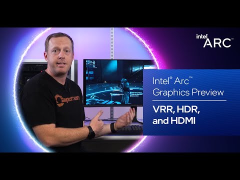 Intel Arc A750 Limited Edition Graphics Card Showcase - VRR/HDR/HDMI