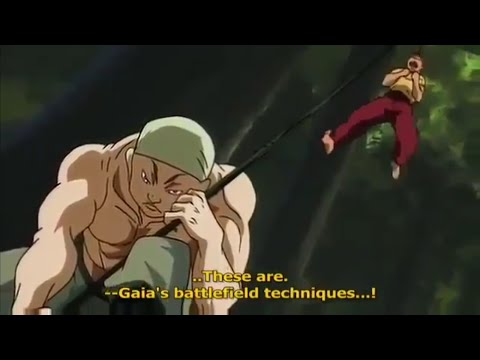 Baki vs Gaia - Full Fight