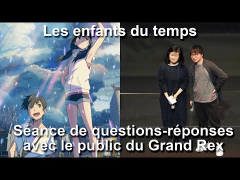 Les Enfants du Temps - Questions-Réponses : Makoto Shinkai et le public