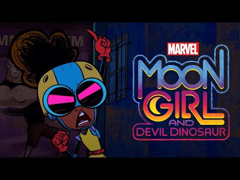 Marvel&#039;s Moon Girl and Devil Dinosaur | First-Look Clip