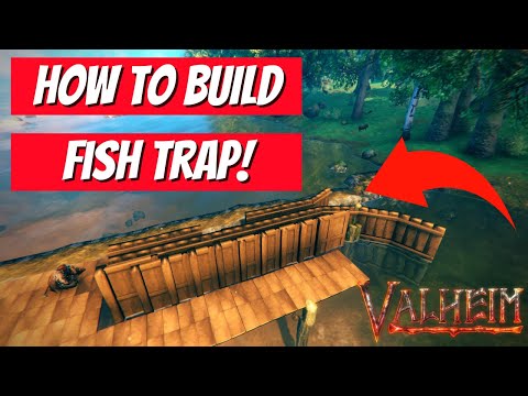 Valheim How To Build | FISH TRAP! No Fishing Rod!