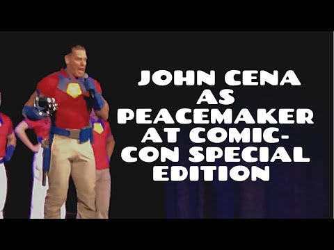 John Cena Surprises Comic-Con Special Edition Crowd as Peacemaker
