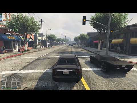 I added FidelityFx Super Resolution to Grand Theft Auto 5
