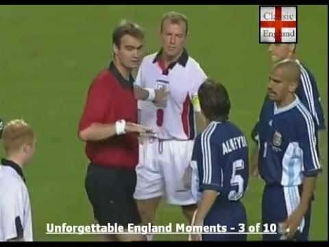 Beckham Red Card v Argentina 1998