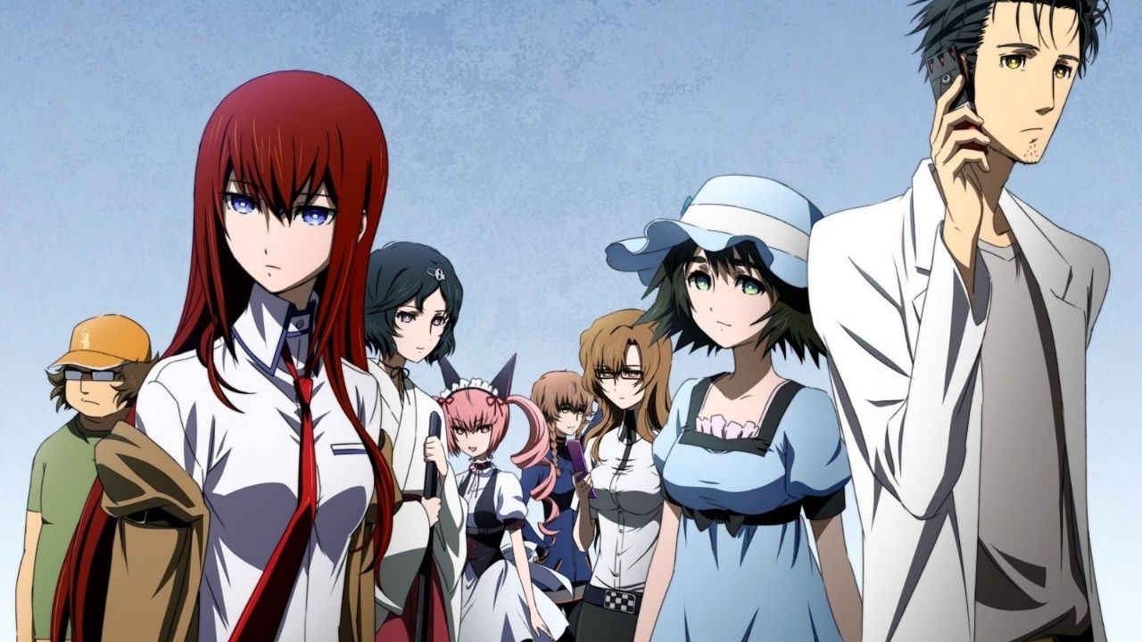 Begeben Sie sich mit dem Cover des neuen Steins;Gate-Projekts auf eine Zeitreise