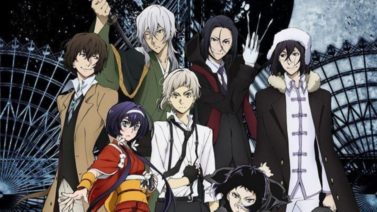 top 10 anime like bungo stray dogs