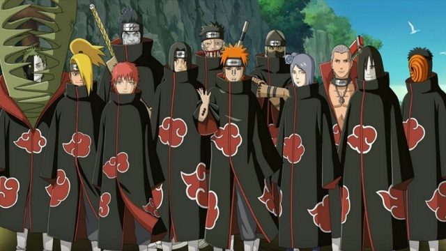 Akatsuki in Naruto