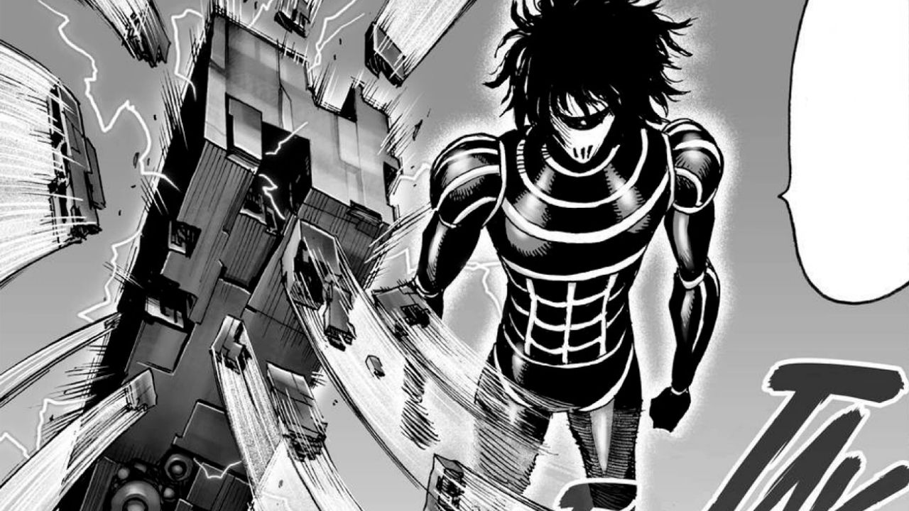 Drive Knight se torna Super Saiyajin em One Punch Man Capítulo 116 capa