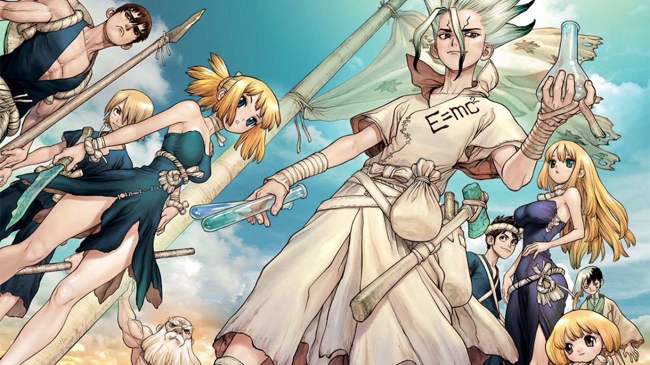 Science User of Darkness And Light Join Hands to Reach the Moon in Dr. Stone cover