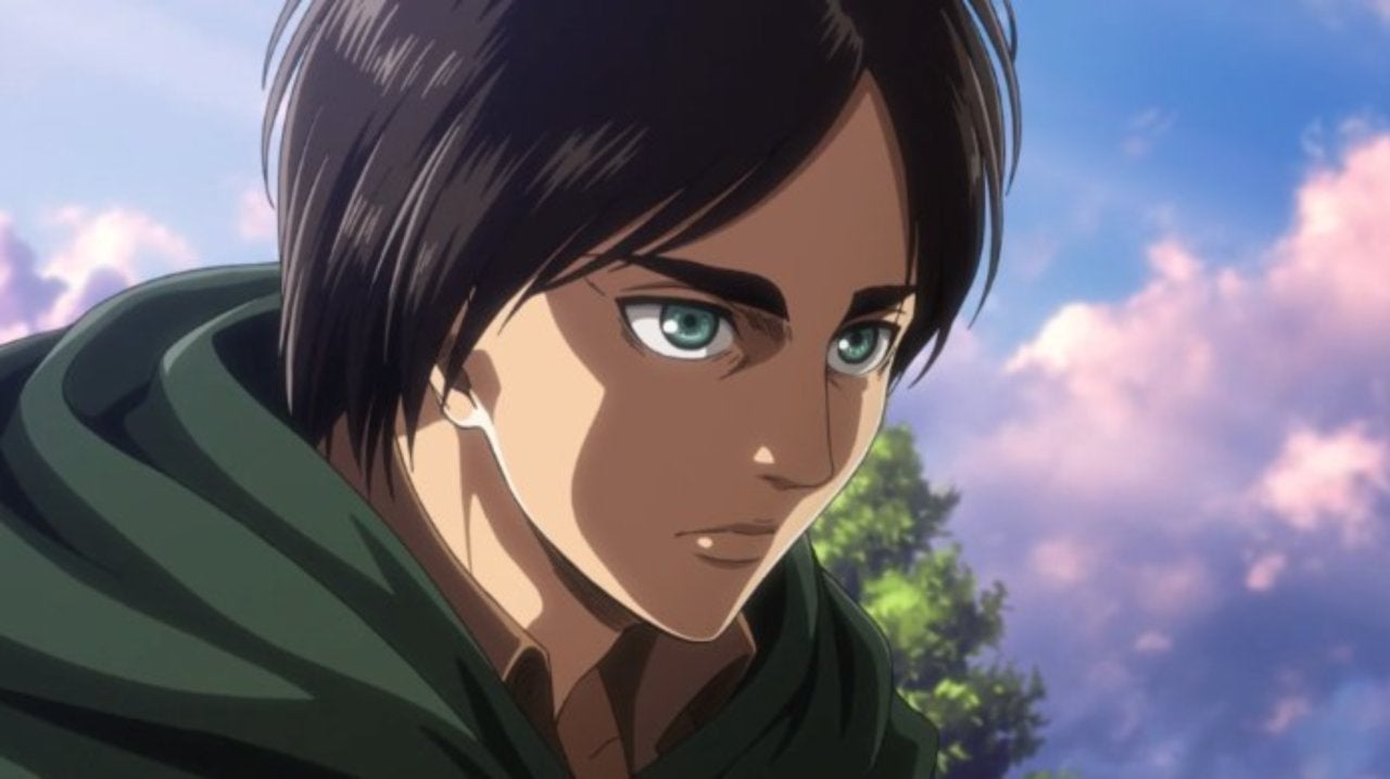 Does Eren Die In Attack On Titan How Will Attack On Titan End Please move any character tropes to the attack on titan character page and move any specific chapter/episode tropes to eren yeager in his titan form gives a mighty roar after knocking down two titans, saving jean in the process. epic dope