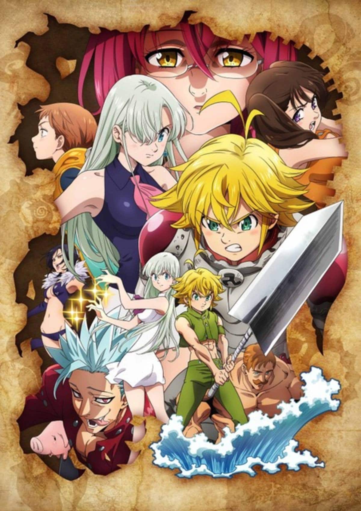 A Netflix começará a transmitir The Seven Deadly Sins Season 3