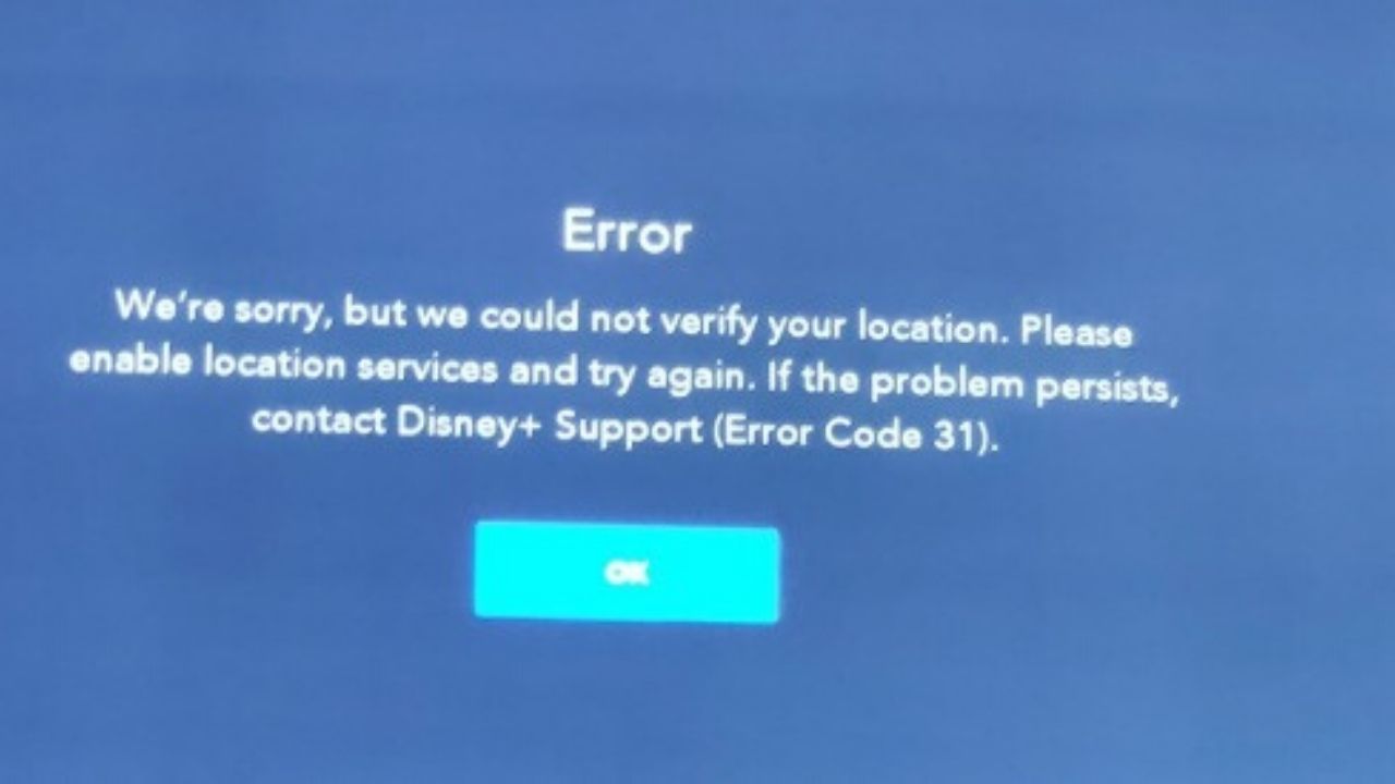 Disney-Plus-Error-Code-31