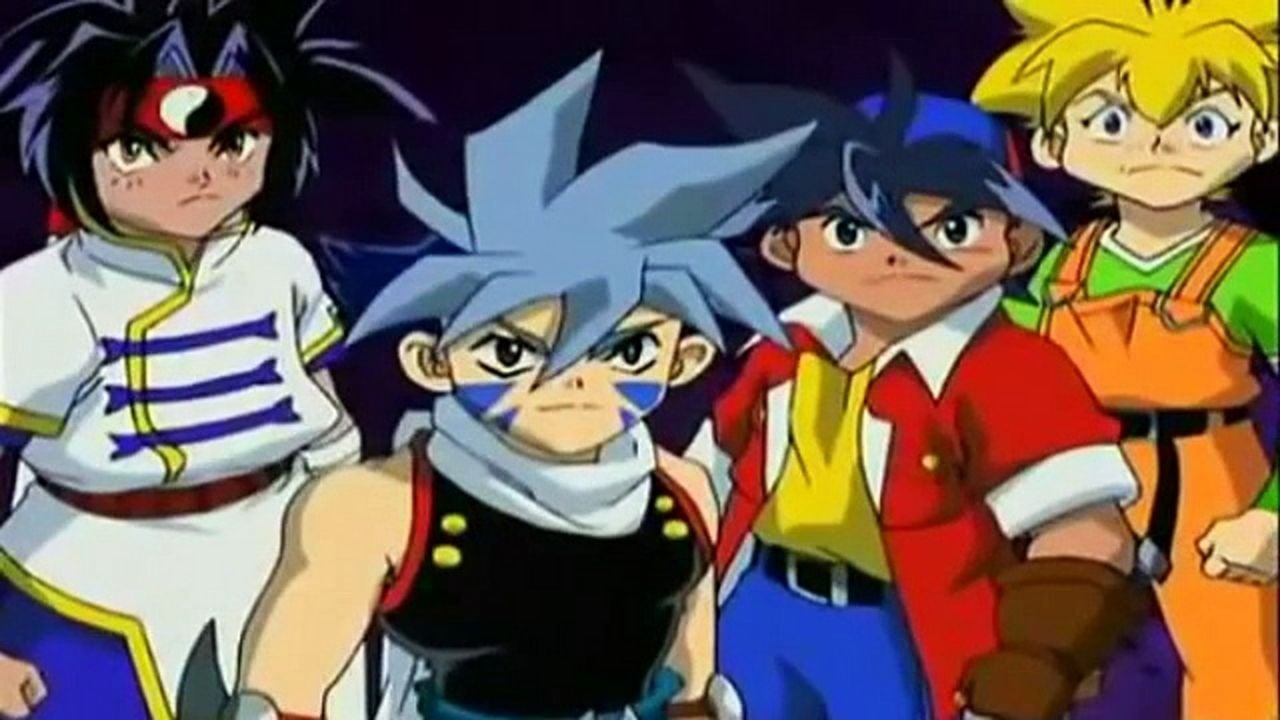 O YouTube transmite o primeiro episódio do anime Beyblade 2001