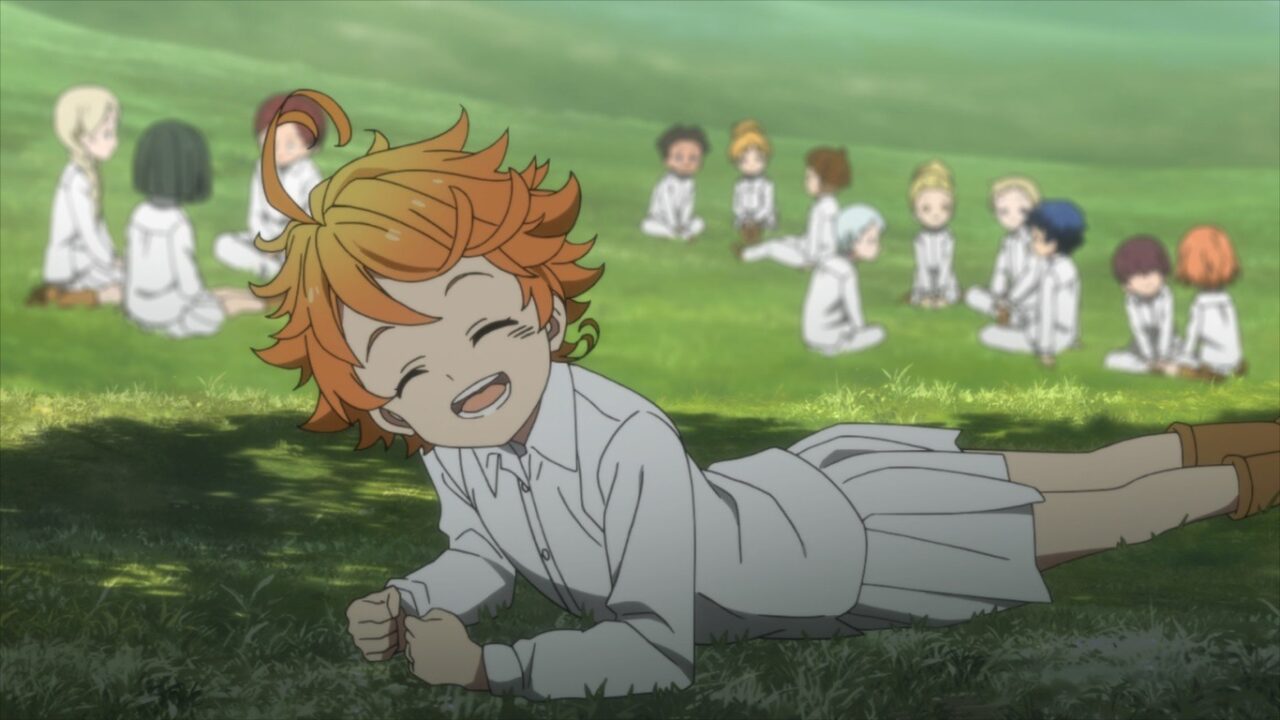 What is Emma's promised contract? Who is HIM in The Promised Neverland?