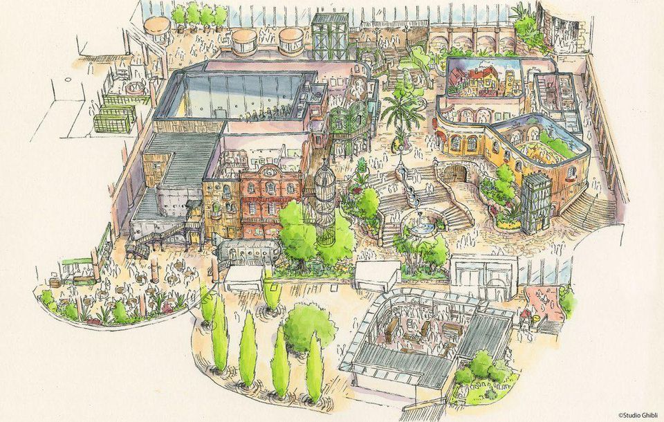 A construção do Parque Ghibli começa em julho para a inauguração do outono de 2022