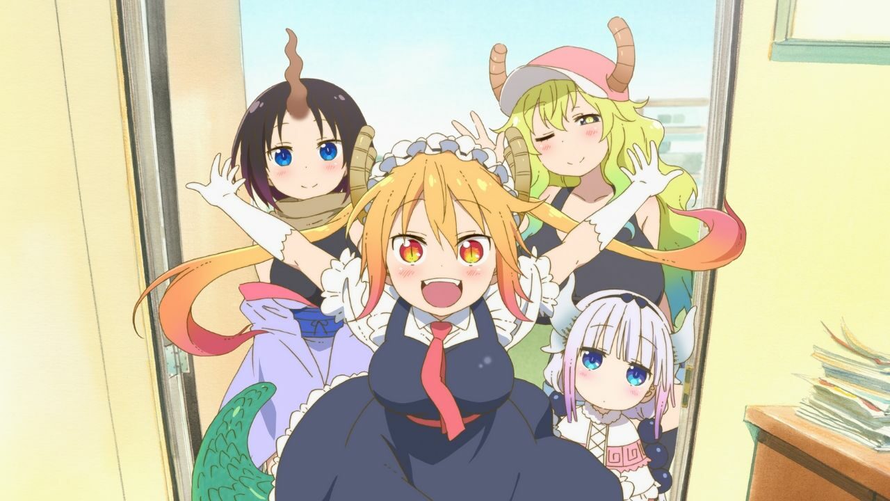 2ª temporada de Miss Kobayashi's Dragon Maid: informações de lançamento, recursos visuais e capa de trailers