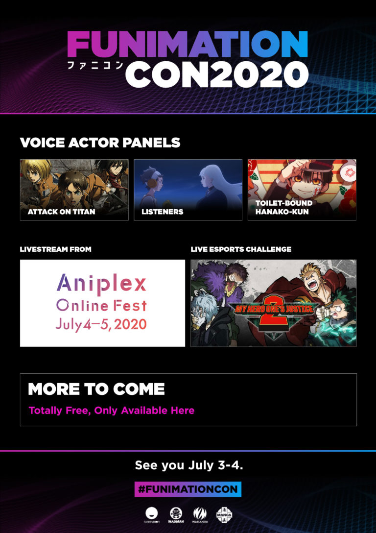Panel de anfitriones de Shonen Jump en FunimationCon 2020