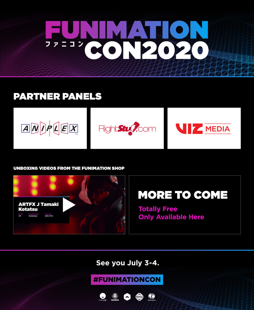 FunimationCon 2020: Partners