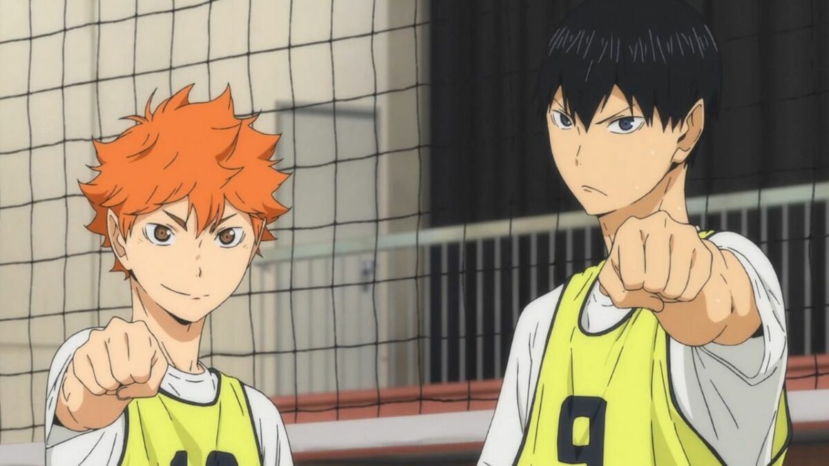 Hinata & Kageyama playing in Japan's National Volleyball Team in Tokyo Olympics 2020.