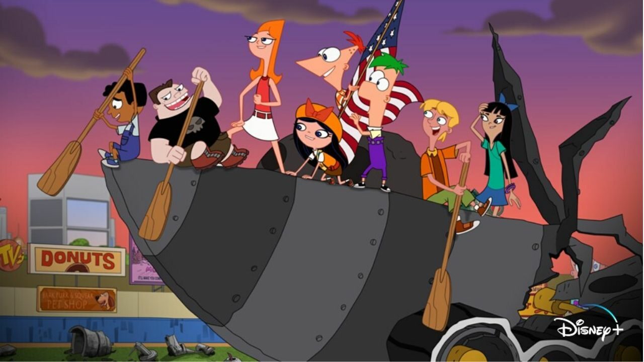 Cover des Reunion-Films von Phineas und Ferb, der im August 2020 Premiere feiert