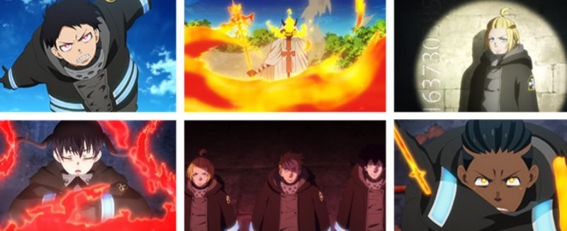 Teaser visuais do episódio 2 da segunda temporada do Fire Force