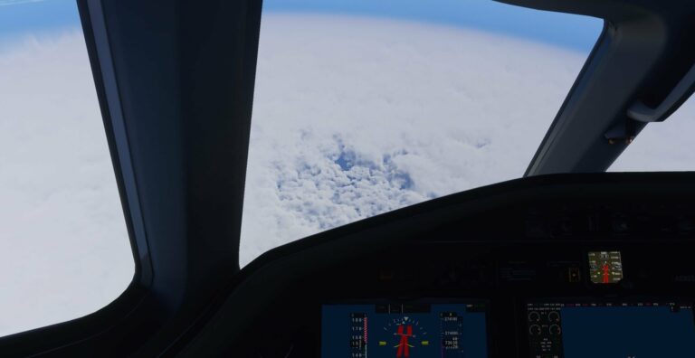 Flight Simulator fornece informações sobre o furacão Laura