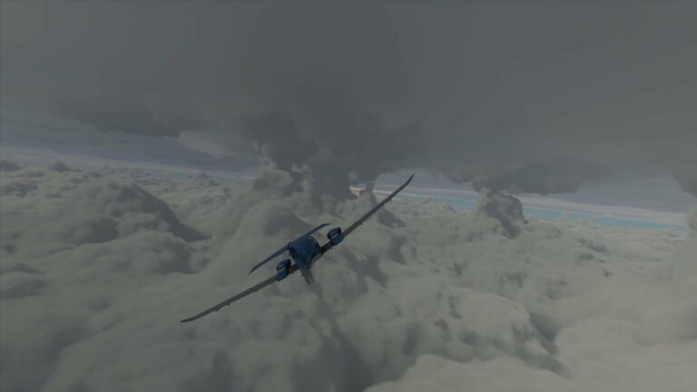 Flight Simulator fornece informações sobre o furacão Laura